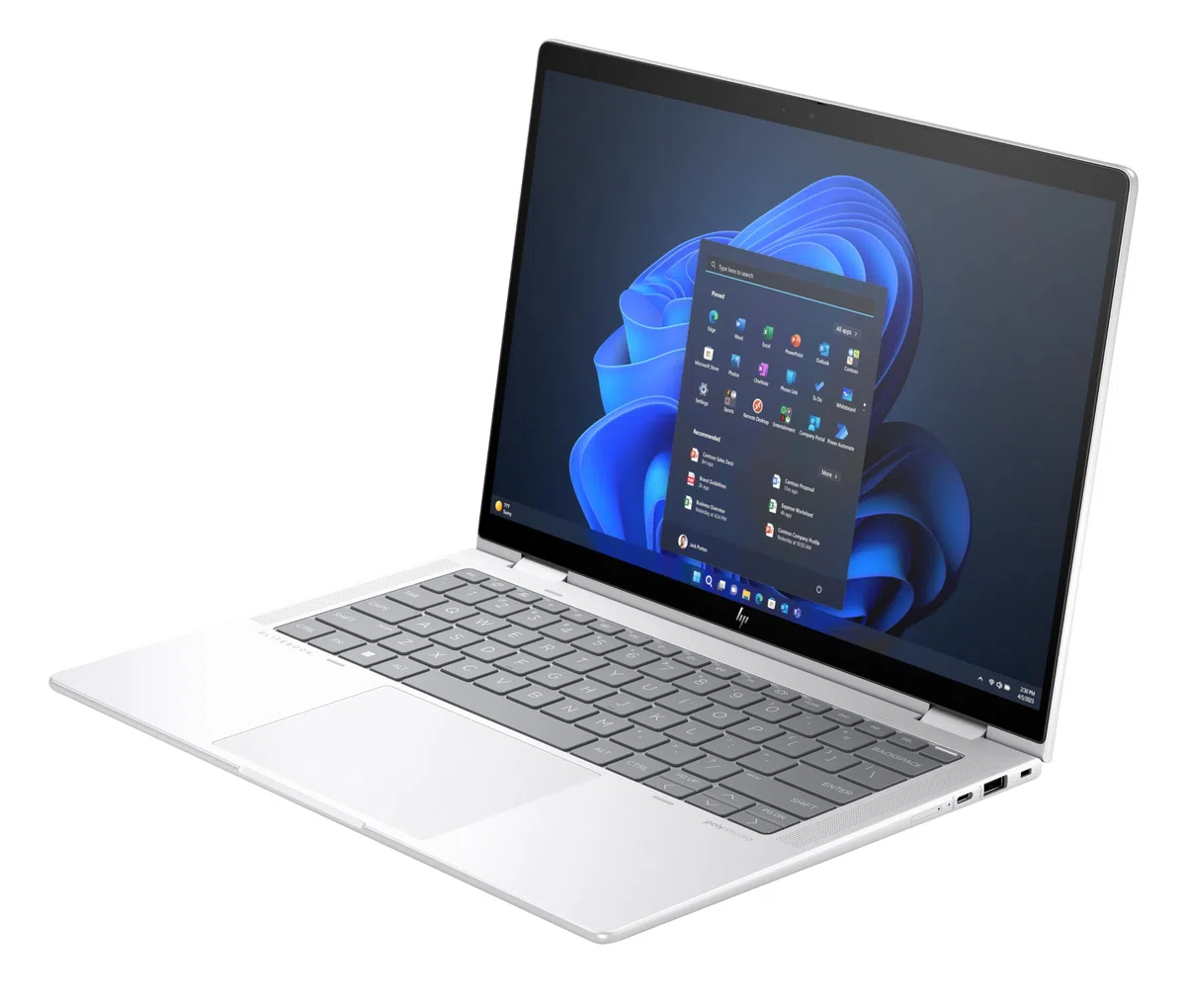 HP EliteBook 1040 G11 14 Zoll (35,6 cm) WUXGA Display, Intel Core Ultra 5 125H, 16GB LPDDR5x RAM, 512GB SSD, Intel Arc Grafik, LTE, QWERTZ Tastatur, Windows 11 Pro, Silber