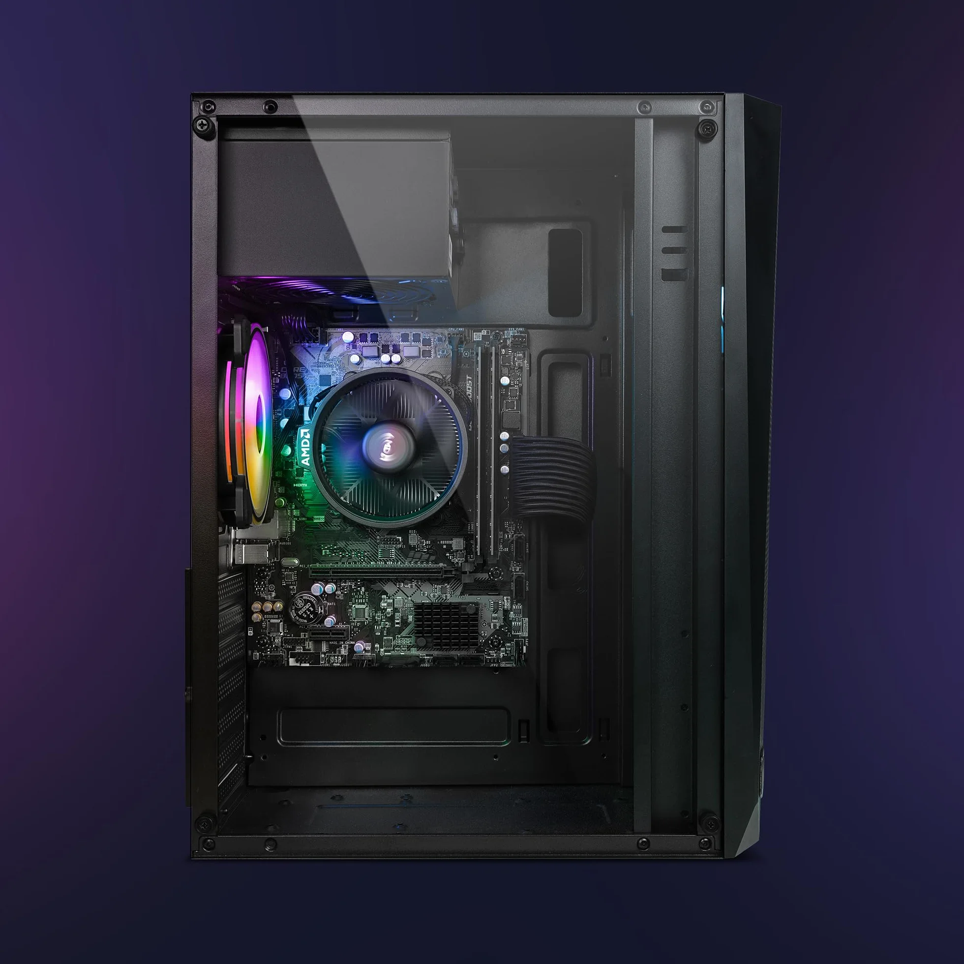 Vibox I-32 Gaming PC Set Komplett • Monitor 22 Zoll • AMD Ryzen 3 3200G 4-Kern • Radeon Vega 8 • 16GB RAM • 1TB SSD • Windows 11 • WLAN 6 + Bluetooth 5.4