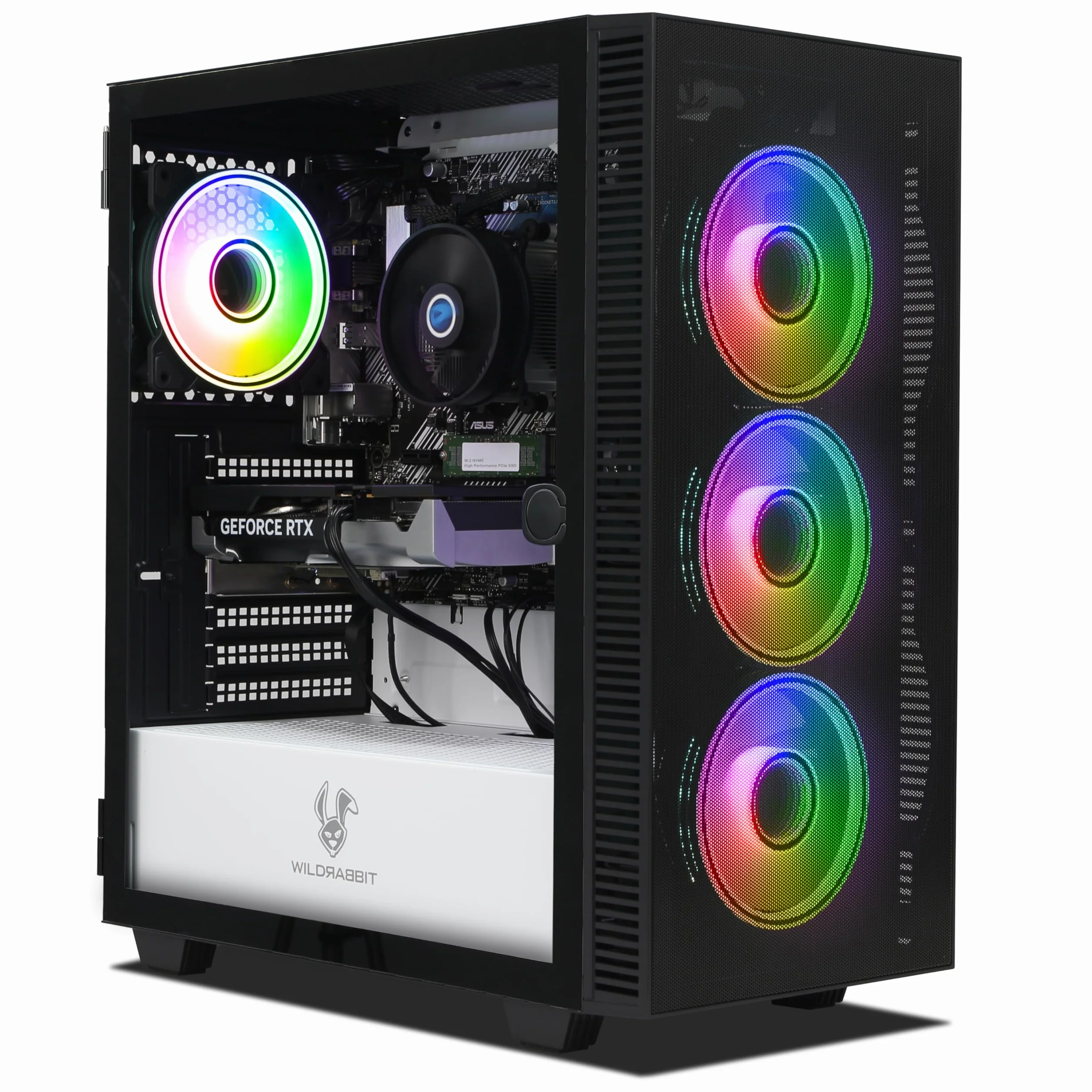Ankermann Radiant Gaming V3 | AMD Ryzen 5 5500 | Nvidia GeForce RTX 5060 Ti 8GB | 16GB RAM | 1TB NVMe SSD | Windows 11 | WLAN | Libre Office