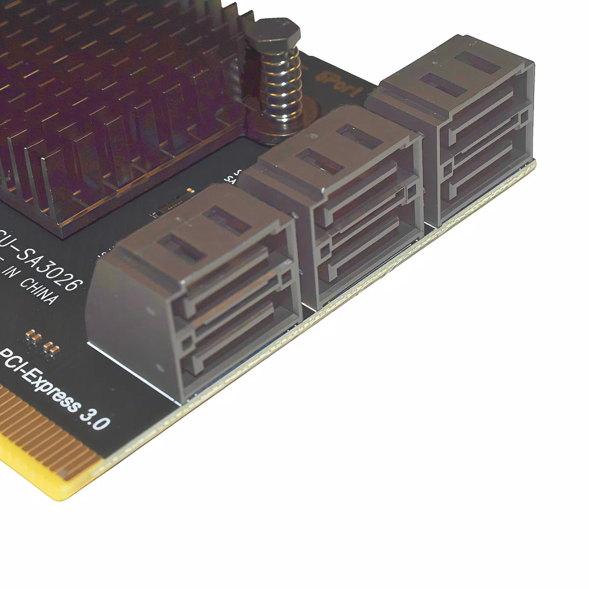 PCIe zu SATA III Erweiterungskarte, 6 Port SATA 3 6Gbps PCI Express 3.0 x4 Controller Karte mit Soft-RAID Unterstützung für Desktop PC & Server