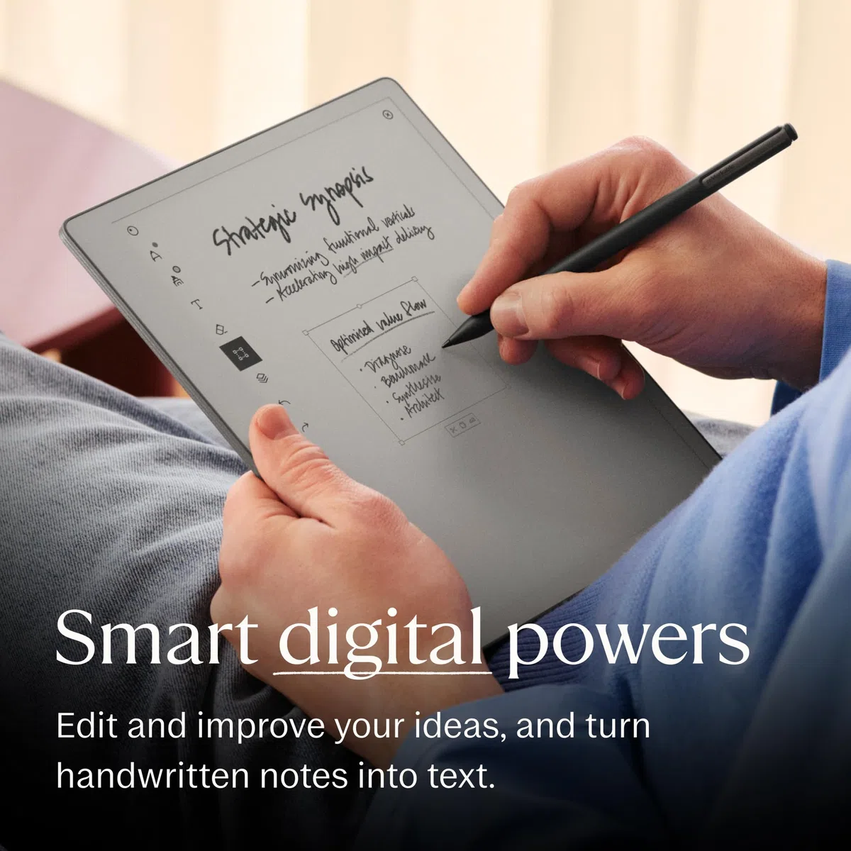 reMarkable Paper Pure Bundle – Paper Tablet mit 10,3-Zoll-Schwarz-Weiß-Display – Digitales Notizbuch inklusive Sleeve Folio Schutzhülle (Ozeanblau) und Marker Plus mit integriertem Radierer
