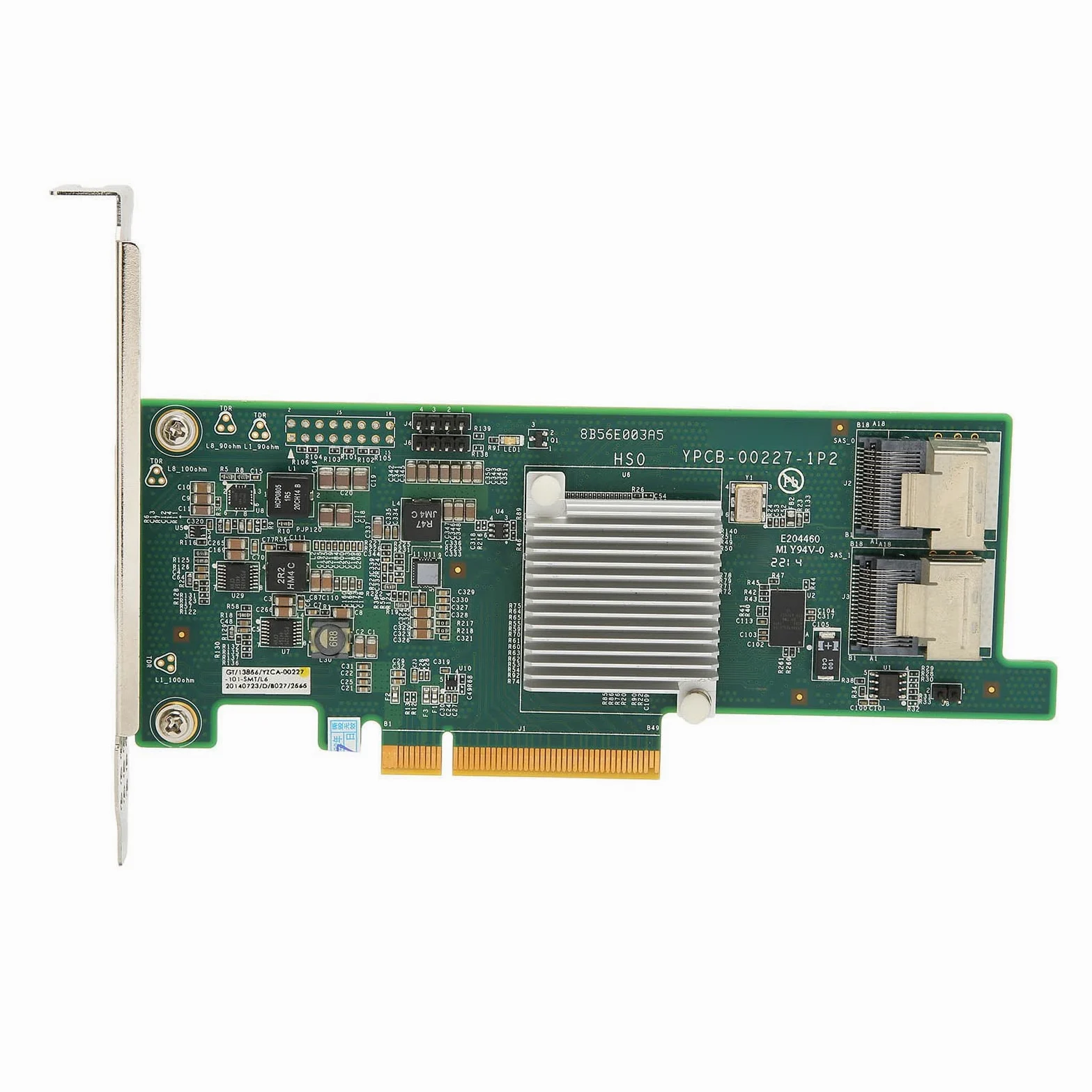 PCI E X8 Array Card, PCI E X8 Disk Array Card, SAS 2308 6G 2 SAS Interface Support 16T Disk HBA Disk Array Card für Datenbanken Server Disks