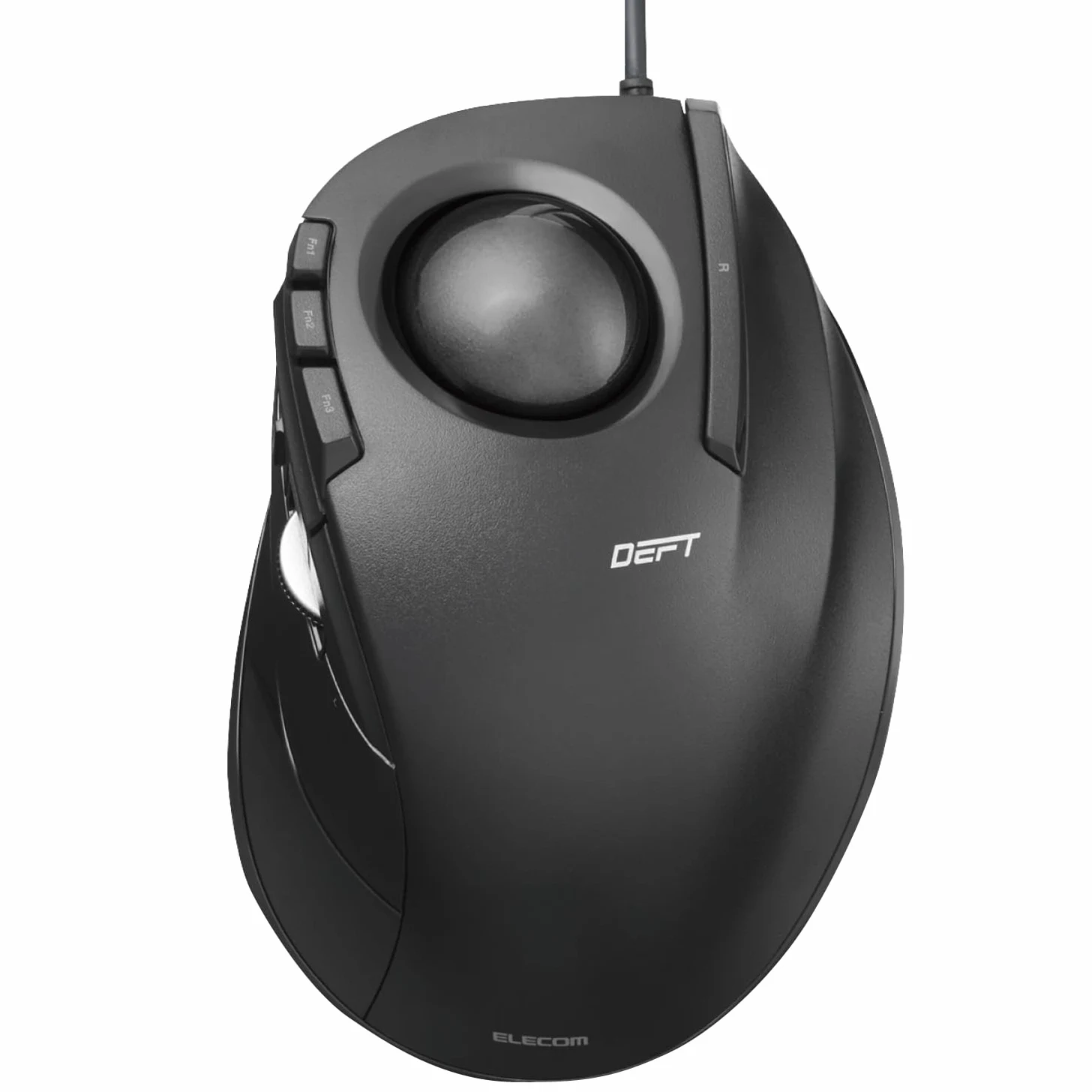 Elecom M-DT2URBK Scroll-Rad, Trackball, PC/Mac, 4-Wege