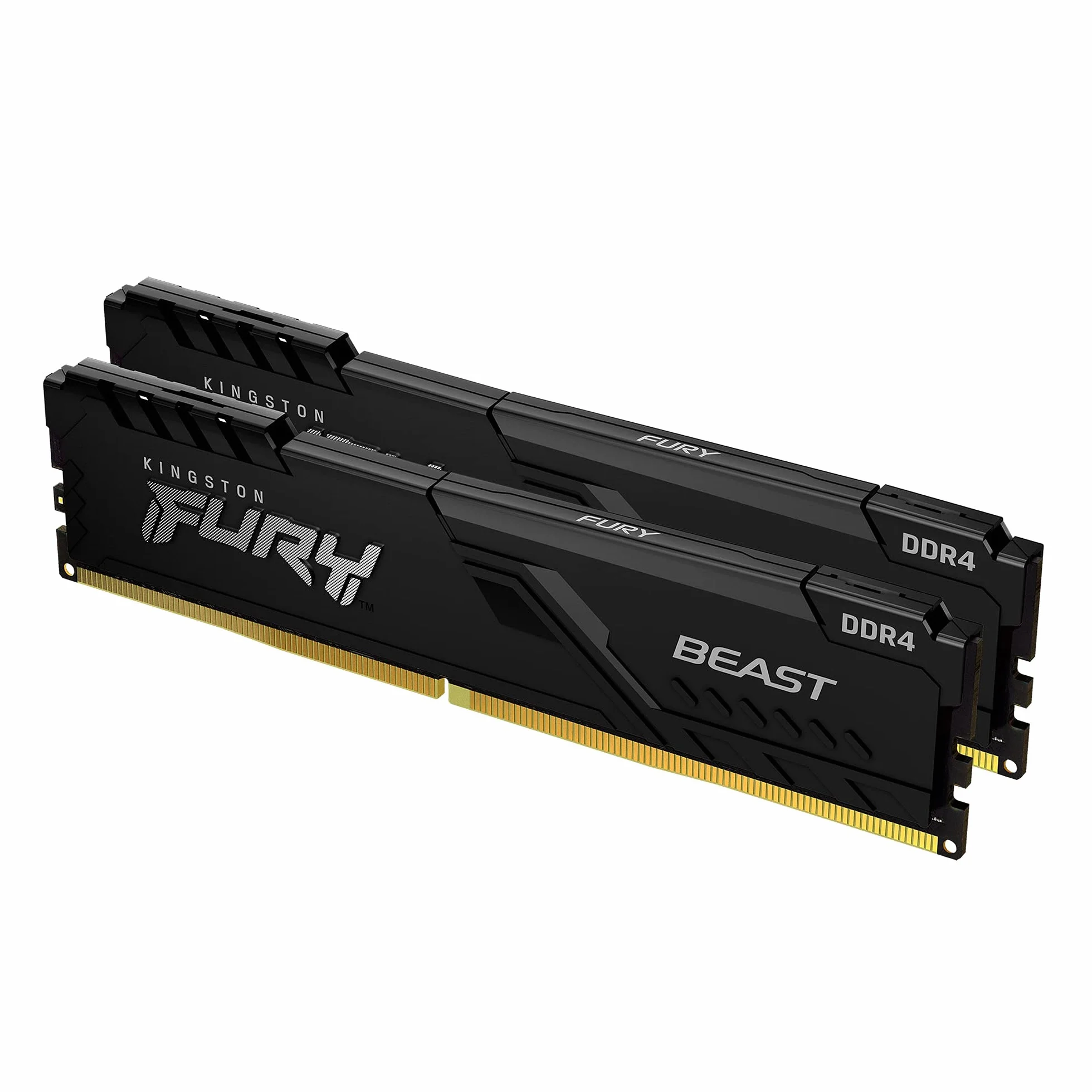 Kingston FURY Beast 16GB (2x8GB) 3200MHz DDR4 CL16 Desktop Speicher Kit mit 2 KF432C16BBK2/16