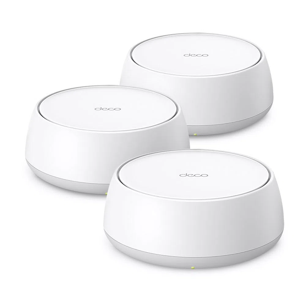 TP-Link Deco BE3600 Wi-Fi 7 Mesh-WLAN (3er Pack), 3,6 Gbps WLAN Dual-Band Router und Repeater, 2 × Gigabit-Port pro Einheit, MLO, WPA3, VPN, Kindersicherung, empfohlen für Häuser mit 4-5 Schlafzimmern