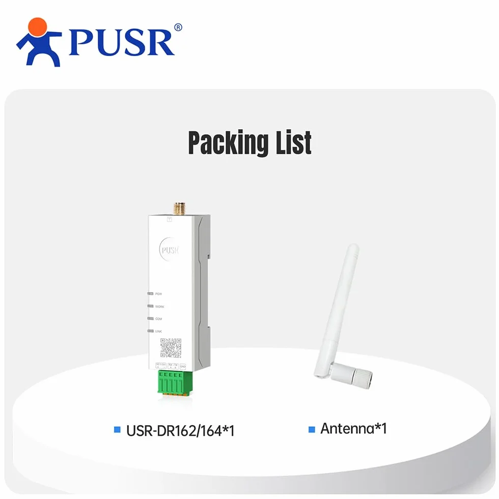 Din Rail Seriell zu Dual Band WiFi RS485 zu WiFi Konverter Modbus Gateway with MQTT IEEE802.11 a/b/g/n USR-DR164