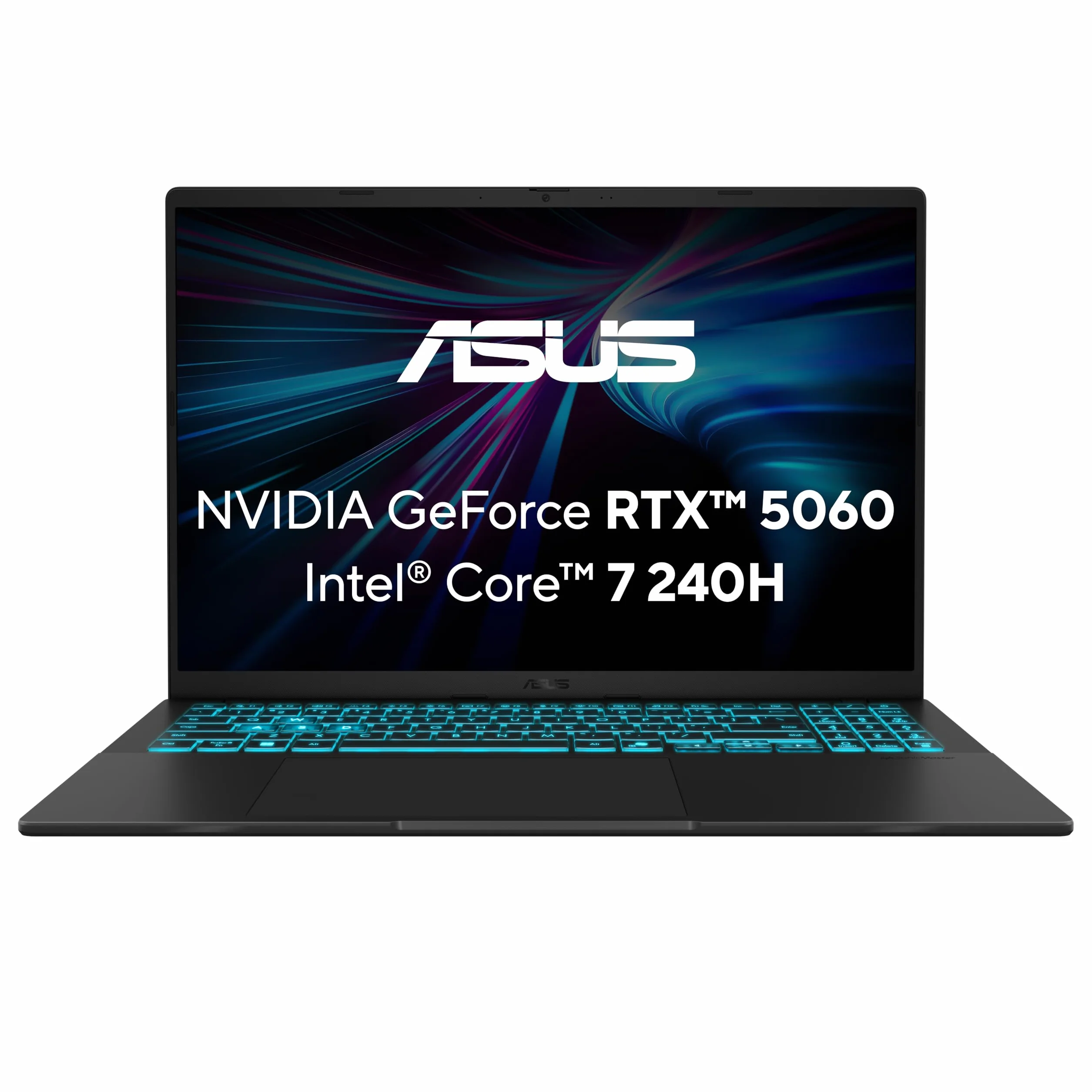 ASUS V16 V3607VM Gaming Laptop 16" WUXGA 144Hz IPS Intel Core 7 240H 16GB RAM 1TB SSD NVIDIA RTX 5060 Win11 Home QWERTZ Black