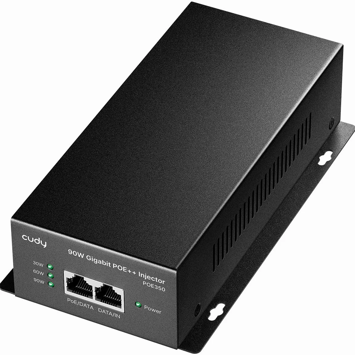 Cudy POE350 90W Gigabit PoE++ Injektor, 10/100/1000Mbps Poe Adapter, Kompatibel mit IEEE 802.3af/at/bt, 48V ~ 52V, Plug and Play