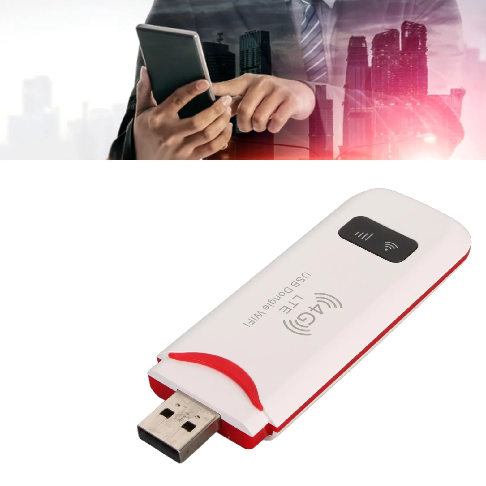 Ejoyous 4G USB WLAN Hotspot Stick, Mobiles Modem Router Tragbarer WiFi Dongle mit SIM-Karten-Slot für Telefon Laptop TV Hochgeschwindigkeits-Internet Teilen für Bis zu 10 Geräte