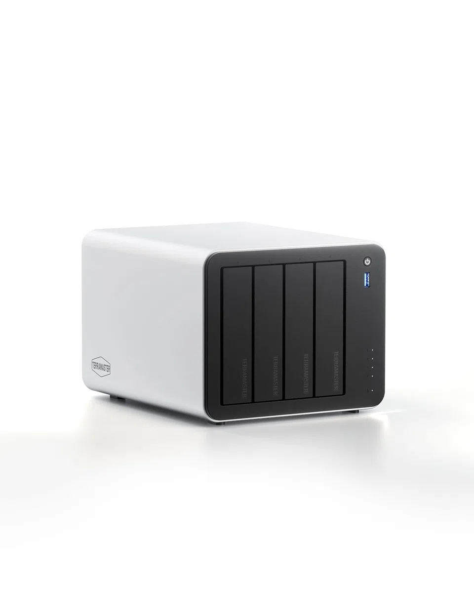 TERRAMASTER F4-425 Pro NAS – 4-Bay, Intel N305 8-Core, 8GB RAM, Dual 5GbE LAN, 3X M.2, AI-TOS 7 mit OpenClaw, NAS für Home, Business & Media (Diskless)