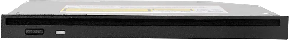 SilverStone 71120 SST-SOD04 - Internes optisches Slim DVD-RW-Laufwerk mit austauschbarer Frontblede für 9,5 mm und 12,7 mm Standard, schwarz