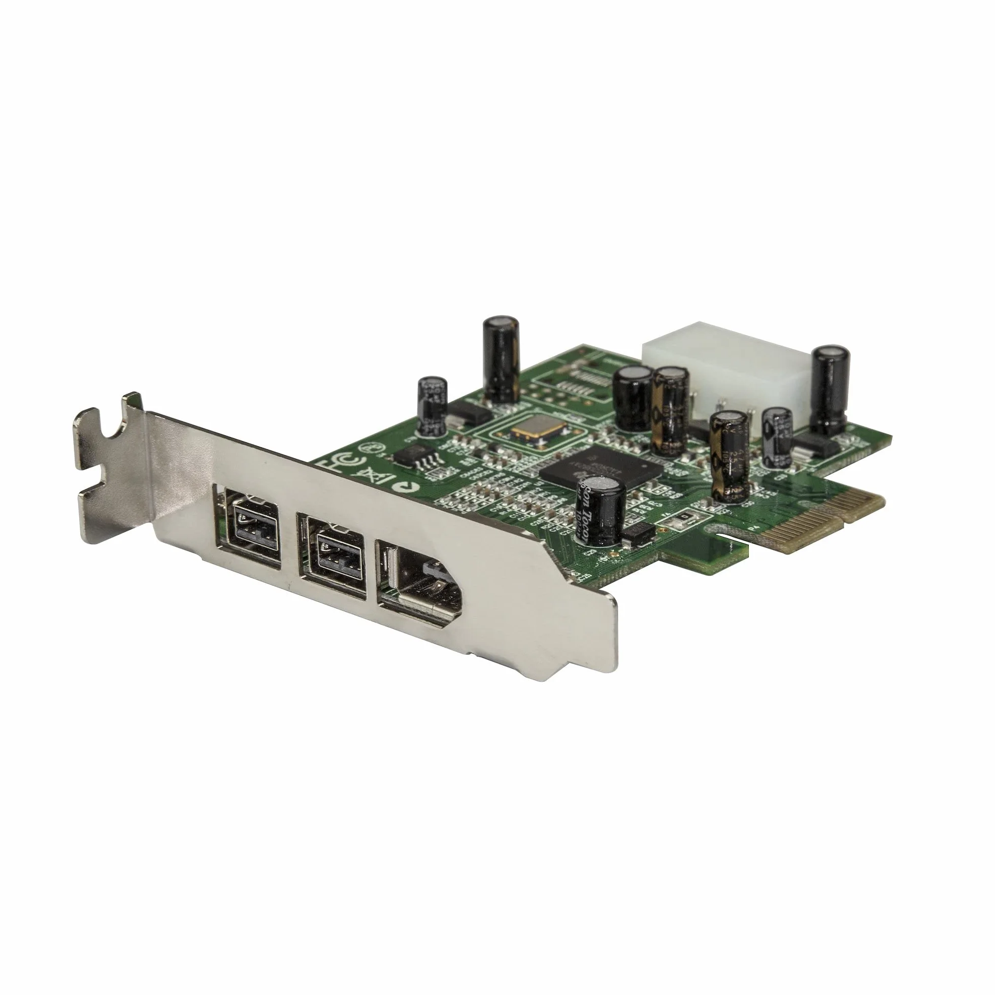 StarTech.com 3 Port 800+400 FireWire PCI Express Schnittstellen Low Profile Combo Karte - PCIe 3 Port FireWire Card - PCI-e 1 x Firewire 400 1394A 2 x FireWire 800 1394B