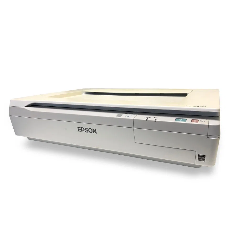 Epson DS-50000 WorkForce Flachbettscanner (DIN A3, 600x600 dpi, USB 2.0) weiß
