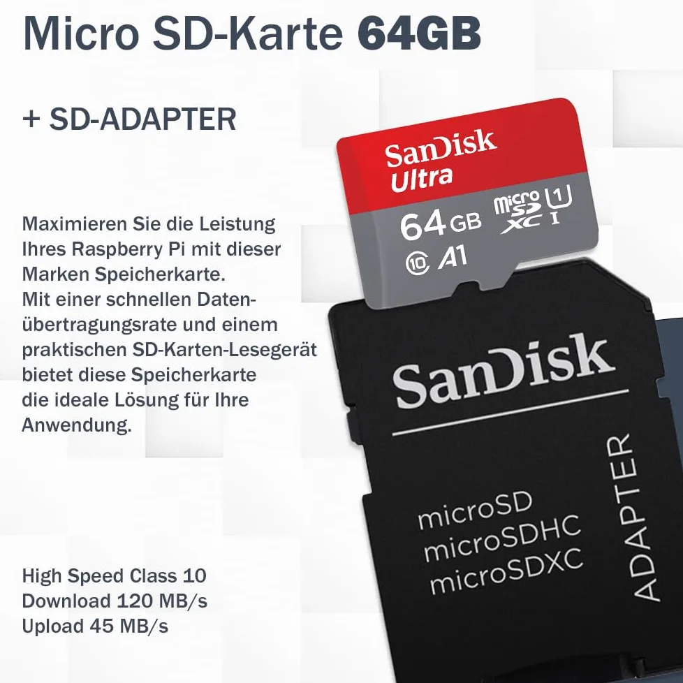 Raspberry Pi 5 8GB PCIe M.2 NVMe - Kit | Metallgehäuse | Active Cooler | M.2 NVMe SSD PCIe Board | USB-C 27W Netzteil | 4K Micro HDMI Kabel | Ideal für Home Assistant