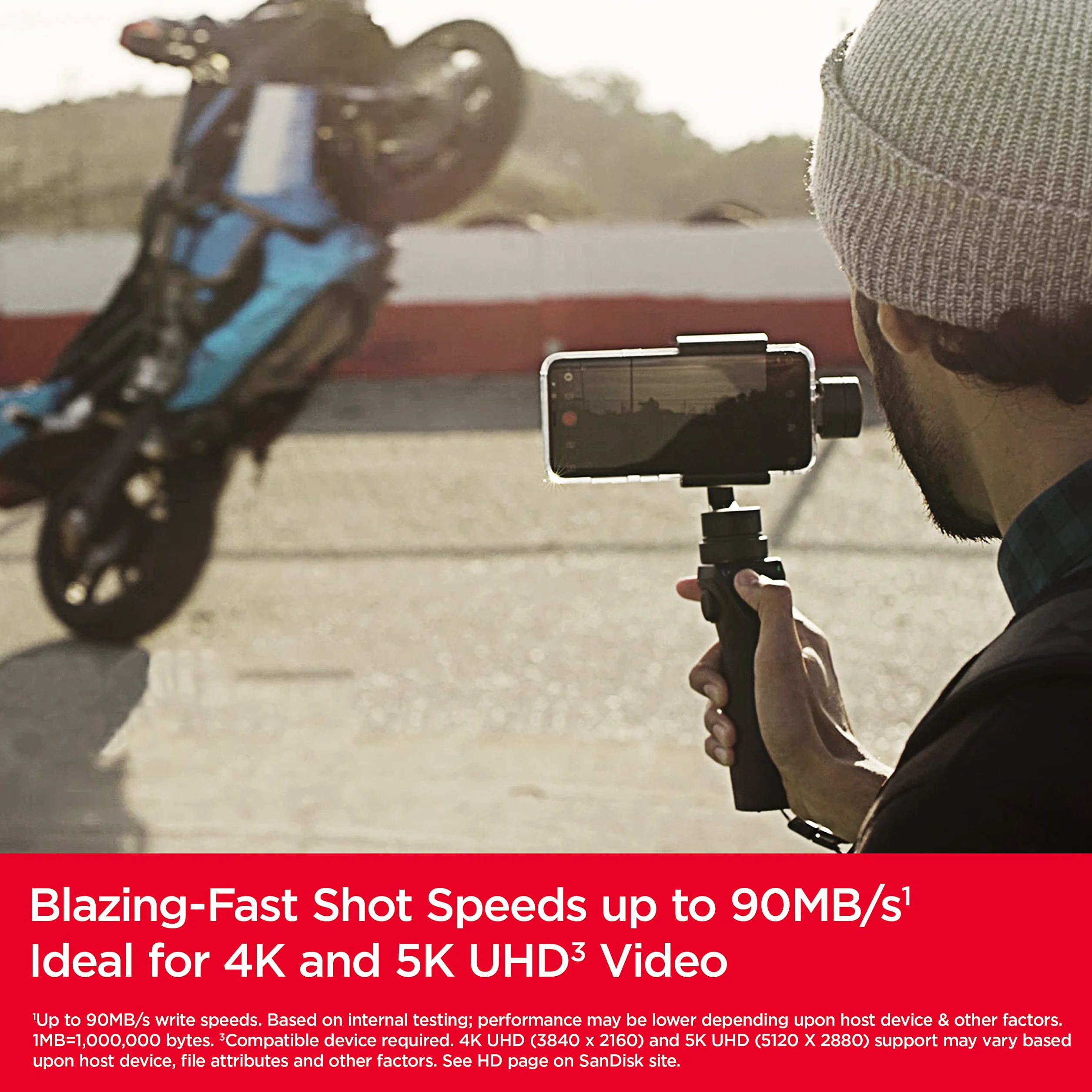 Zoom F3 Multi-Track Field Recorder & SanDisk Extreme microSDXC UHS-I Speicherkarte 128 GB + Adapter