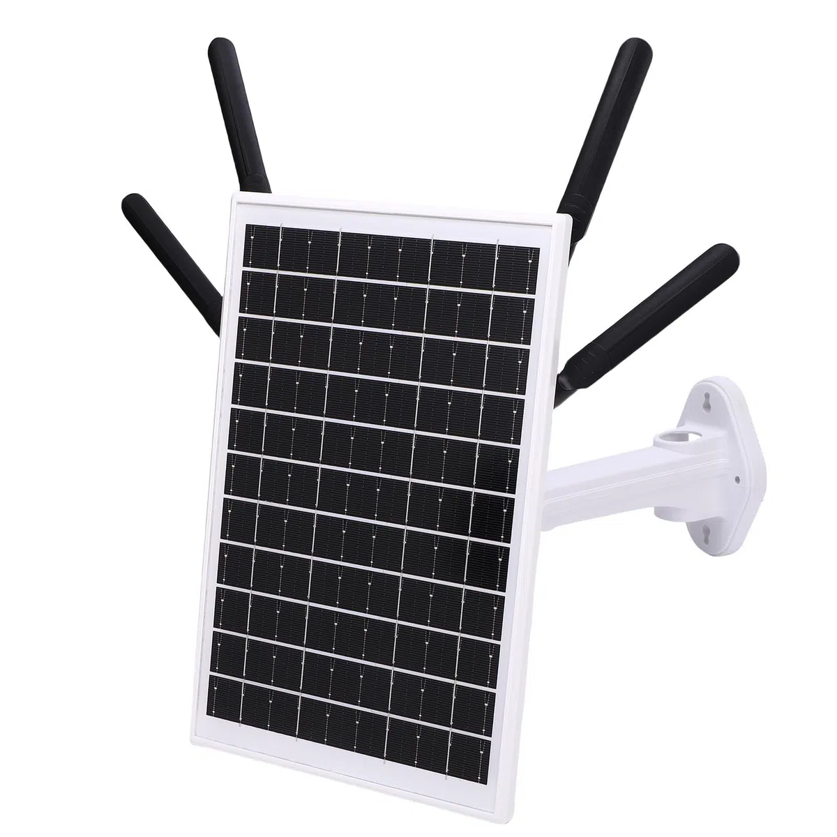 Solar-WLAN-Extender, 4G-LTE-Modem-Router mit 18.000-mAh-Akku und 12-W-Solarpanel für Outdoor-Camping, Wohnmobil-Reisen, Hausboot und Abgelegene Gebiete