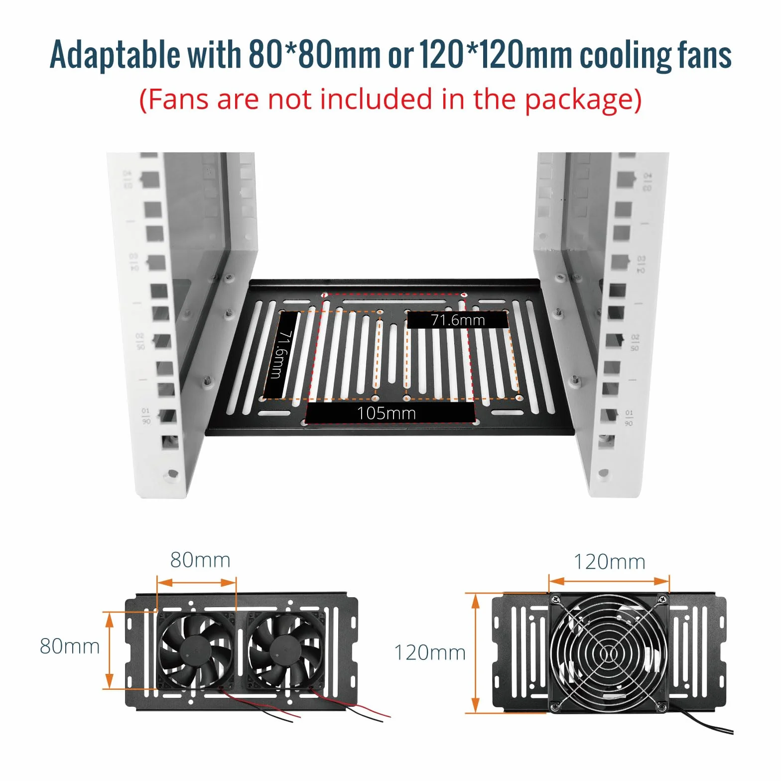 Tecmojo 10-Zoll Desktop-Mini-Rack, 6HE, 200 mm Tief, Netzwerk-Schrank mit SBC-Einschub, Micro-HDMI-zu-HDMI-Adapterplatine und Blindabdeckung, für 10-Zoll-AV-, NAS- und Servergeräte