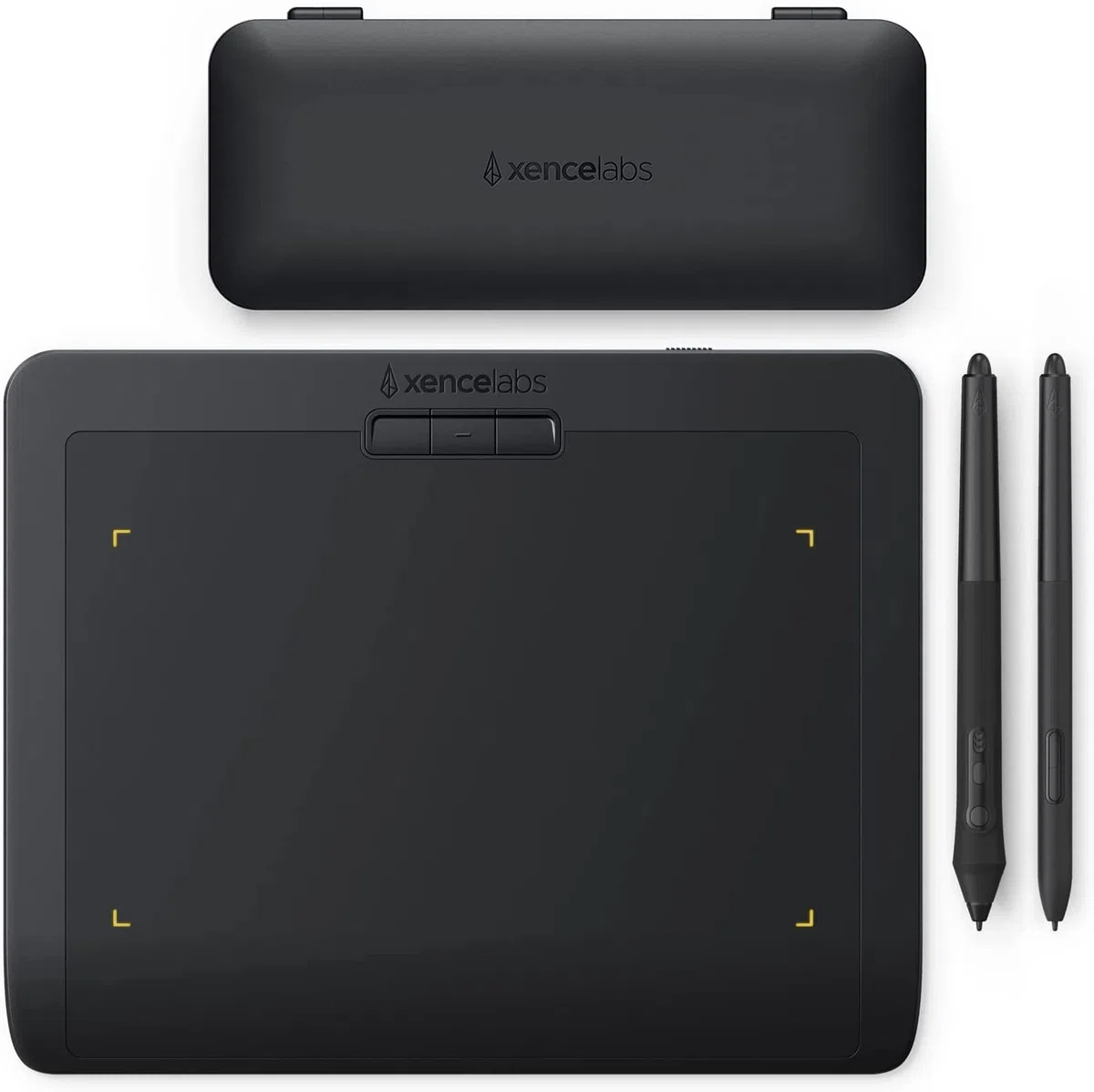 Xencelabs Pen Tablet Small Grafiktablett Wireless Professionelle Zeichentablett Ultradünnes Tragbares Stifttablett mit 2 Stiften 16:9 Zeichenpad Drawing Tablet für Windows-ARM/Windows/Mac/Linux