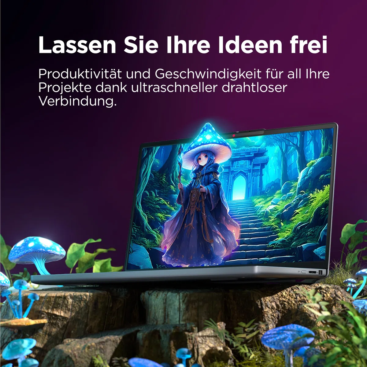 Lenovo IdeaPad Slim 3i Laptop 14" WUXGA Intel Core i5 13420H 16GB RAM 512GB SSD Win11 Luna Grau