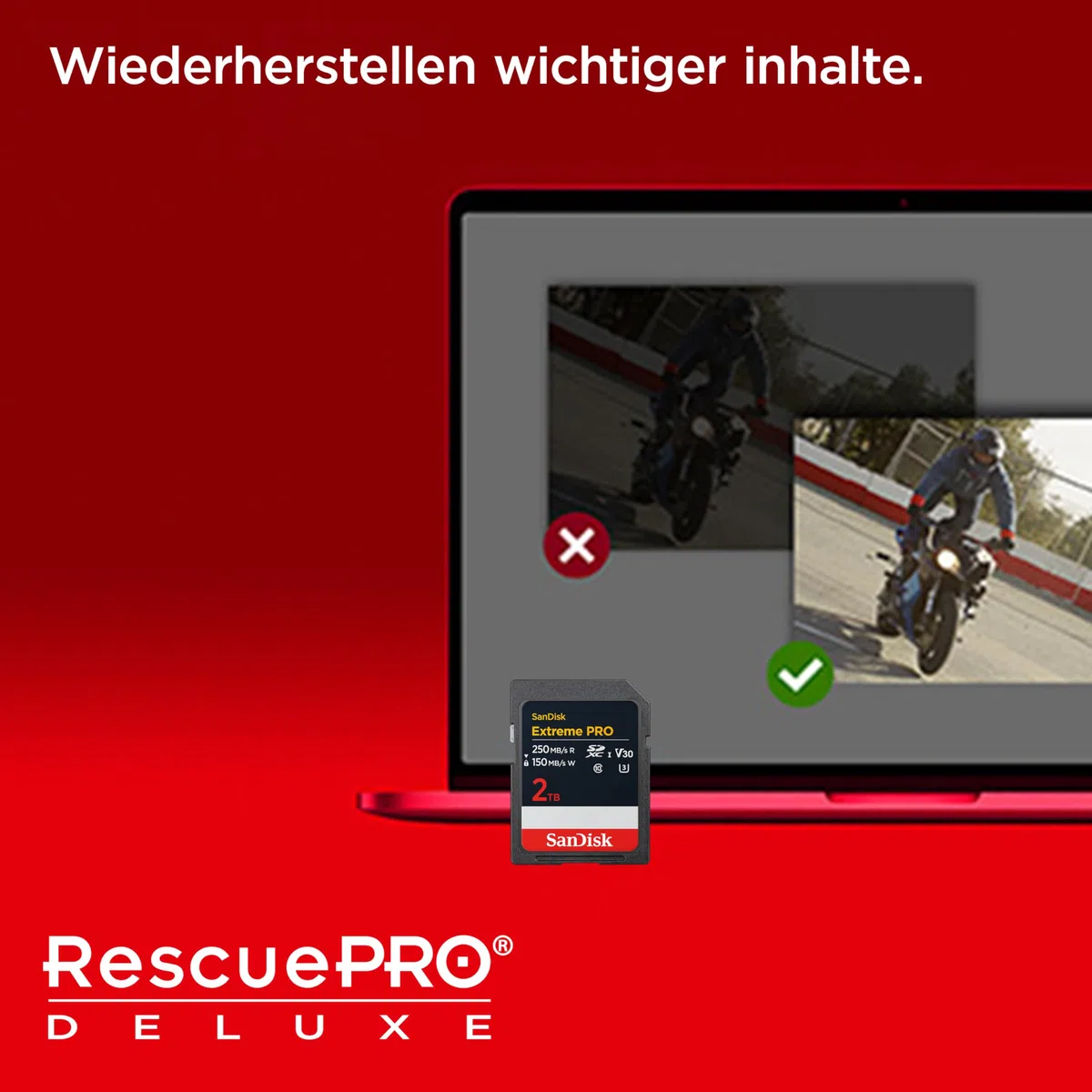 SanDisk Extreme PRO Extreme PRO SDXC UHS-I Speicherkarte 2TB (V30, Übertragungsgeschwindigkeit bis zu 250 MB/s, U3, 4K UHD Videos) SanDisk QuickFlow-Technologie, temeperaturebeständig