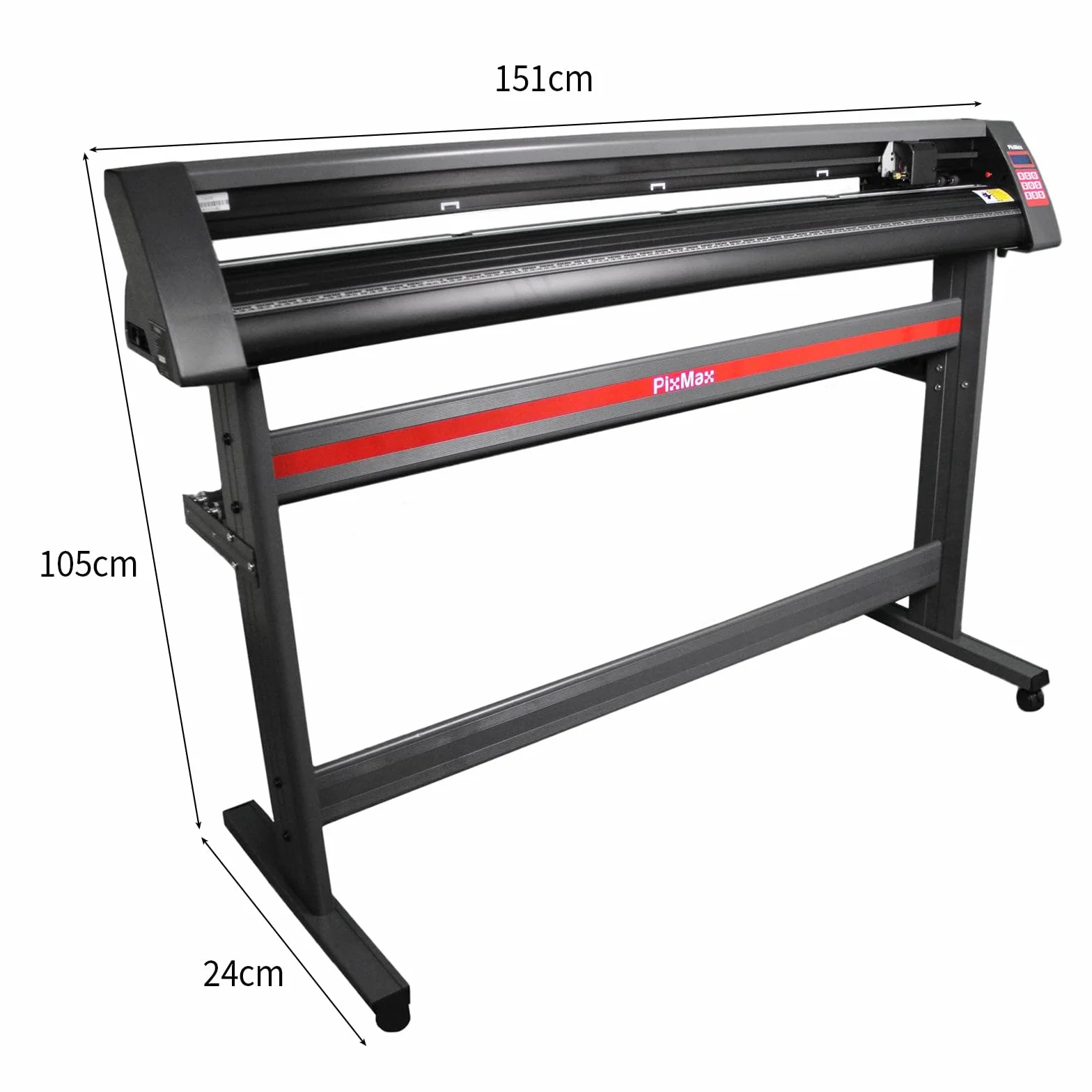 PixMax XL 1510mm Schneideplotter Plotter Folienplotter Folienschneider Schneidplotter Plotten mit 3 x Roland Schneidemesser Plus SignCut Software