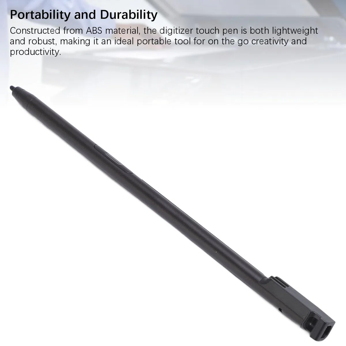 Sxhlseller Digitizer Stylus -Stift mit 4096 Druckempfindlichkeit, Touchscreen -Stift Kompatibel mit FMV Q738 Q739 FPCPN055, Ergonomisches Leichtes Schwarz