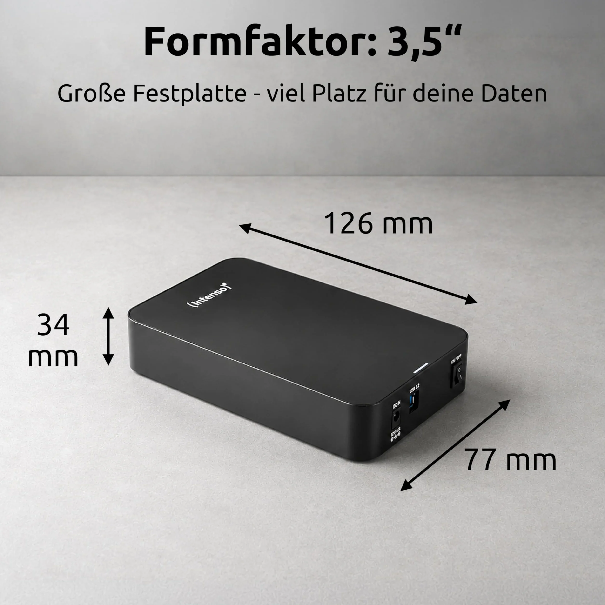 Intenso 3,5" Desktop HDD 3.0 8TB Memory Center