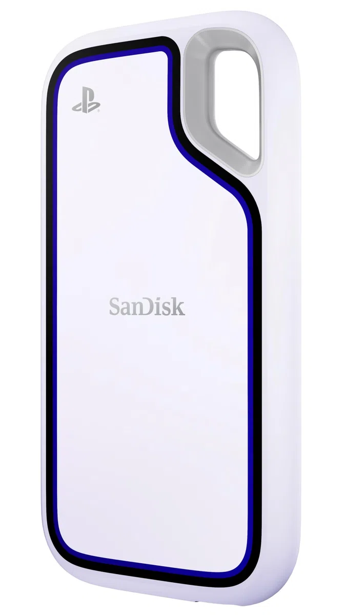 SANDISK Extreme Portable SSD 1TB (Offiziell Lizenziert für PlayStation 5 und PC's, Externe SSD, NVMe-SSD-Performance, Lesen bis zu 1000 MB/s, IP65 Wasser und Staubschutz, Fallsicherheit)