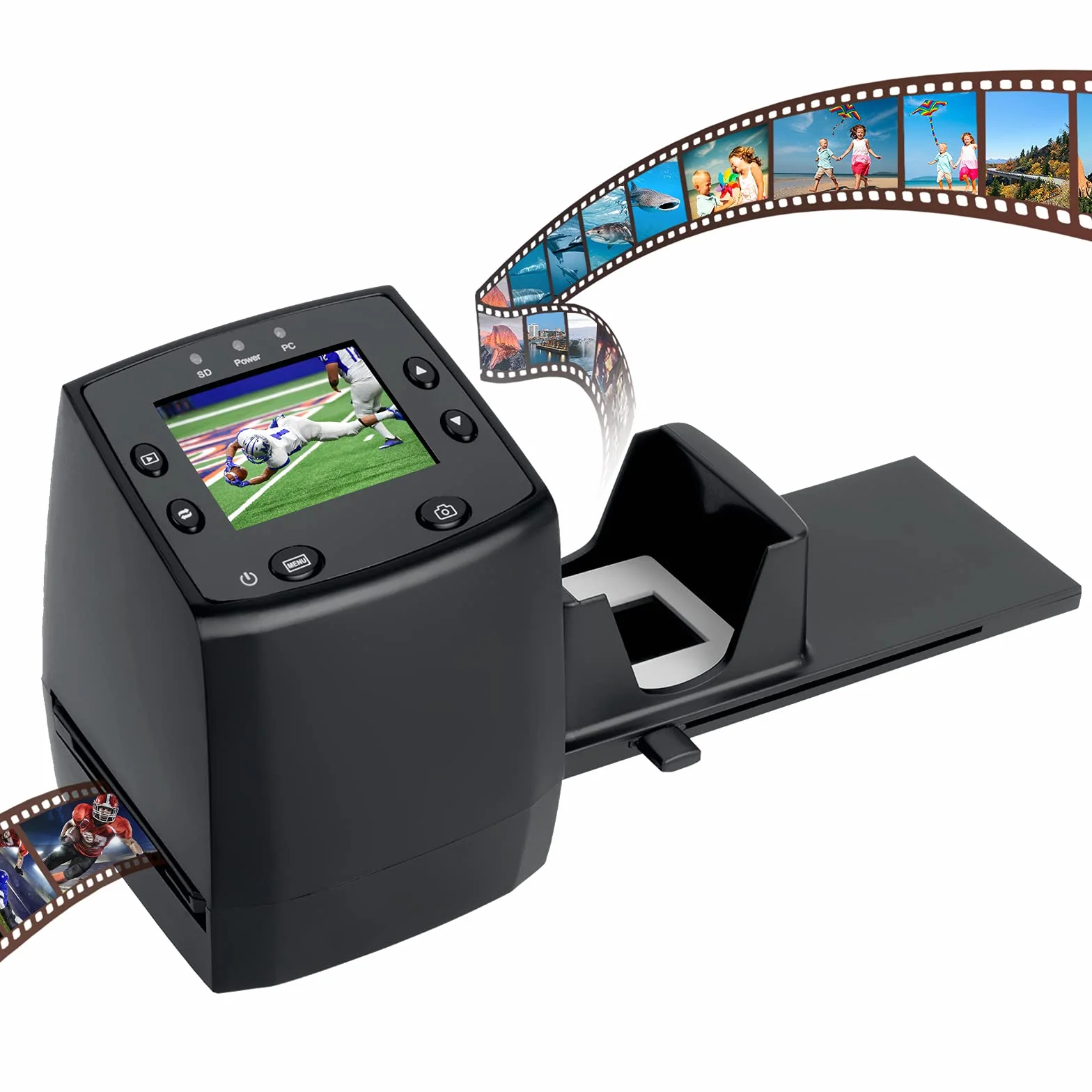 DIGITNOW! Filmscanner 35mm 135 Negative Dia Digital JPEG 1800 DPI kein Computer erforderlich