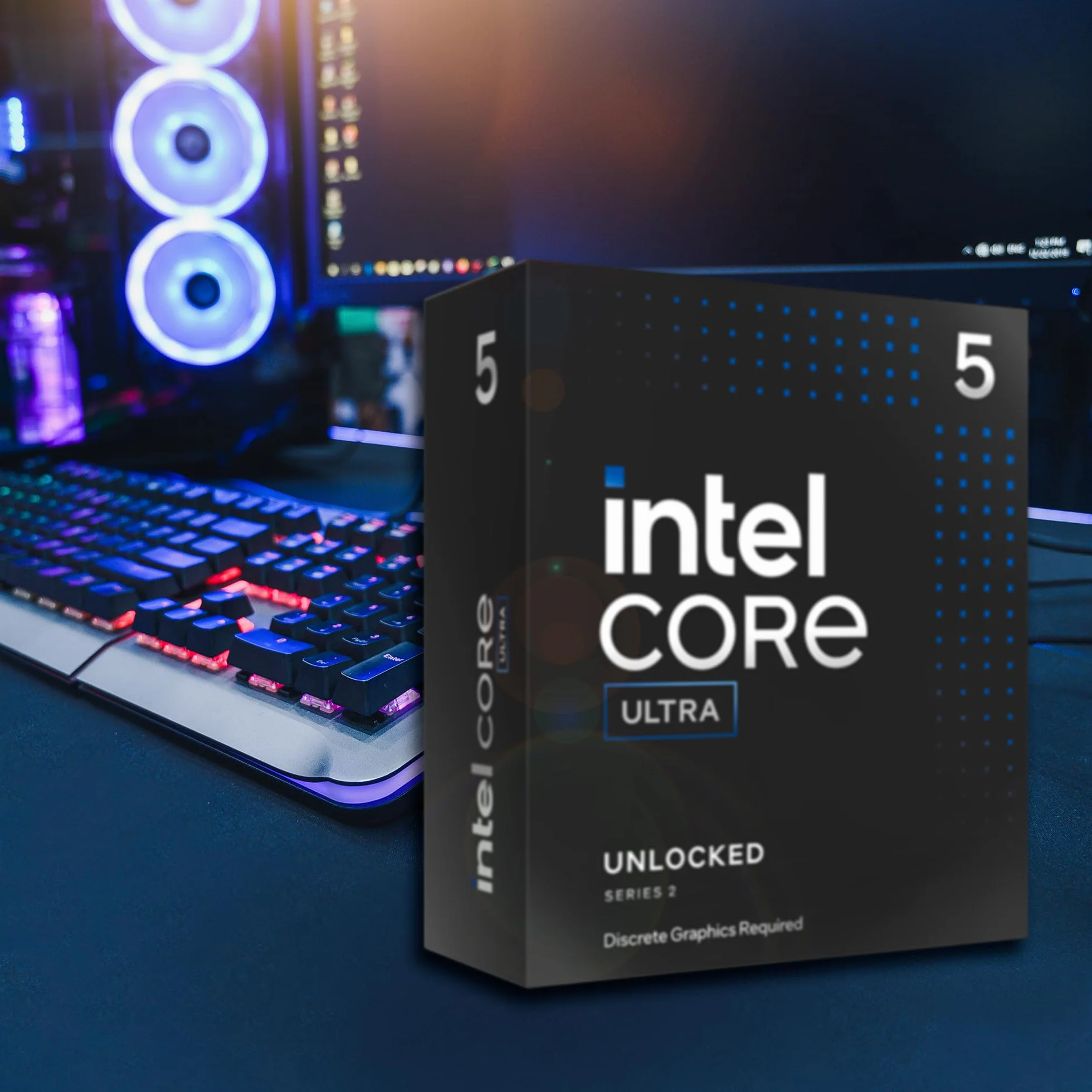 Intel® Core™ Ultra 5 Desktop-Prozessor 245KF 14 Kerne (6 P-cores + 8 E-cores) bis zu 5,2 GHz