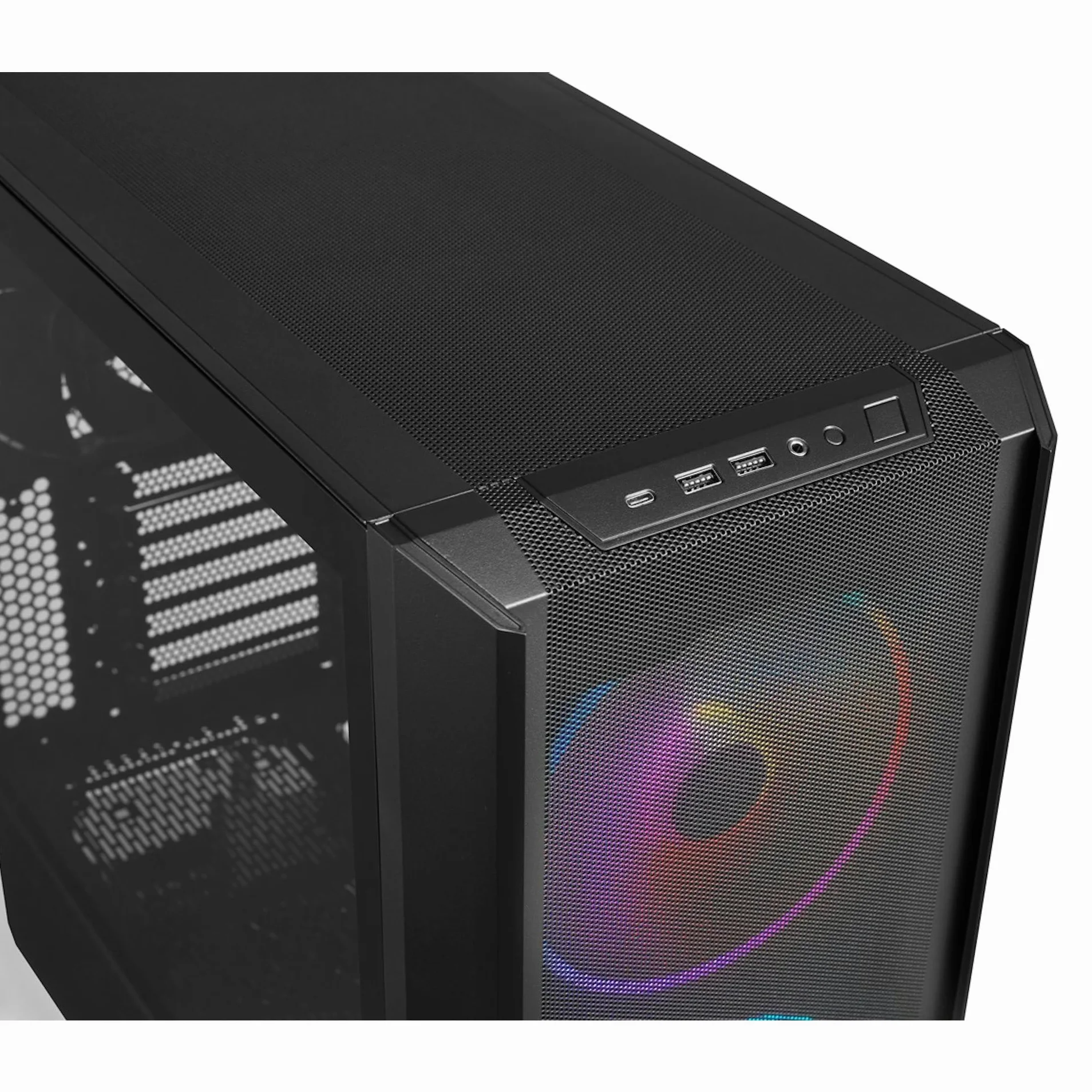Lian Li LANCOOL 216 RGB, E-ATX-Gehäuse, Midi-Tower - schwarz