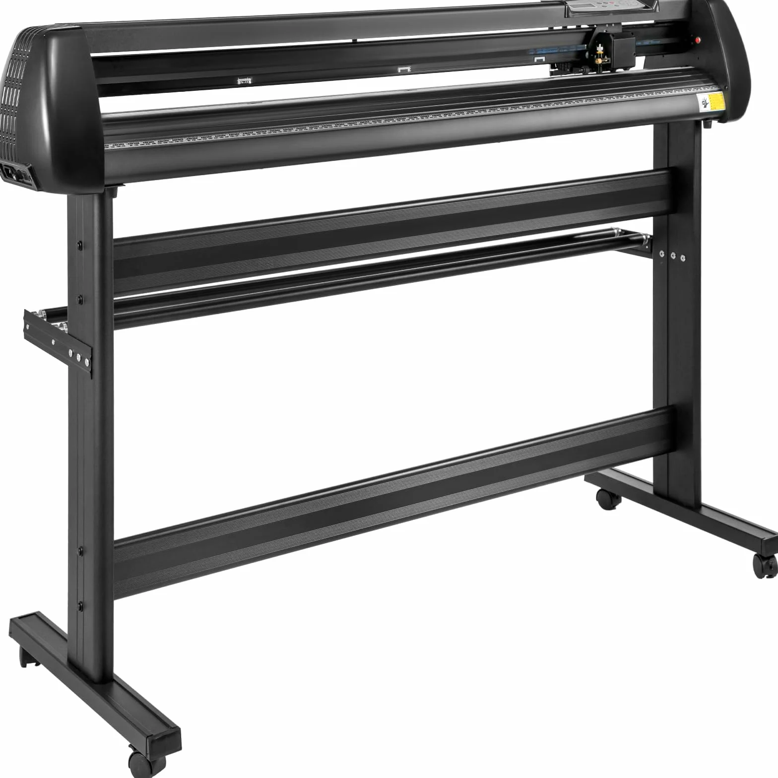 VEVOR Vinyl Schneidegerät 135 cm Max. Papierzufuhr Vinyl Schneideplotter, Manual Vinyl Drucker Plotter Schneidegerät mit Bodenständer Vinyl Plotter Einstellbare Kraft Drehzahl für Sign Herstellung