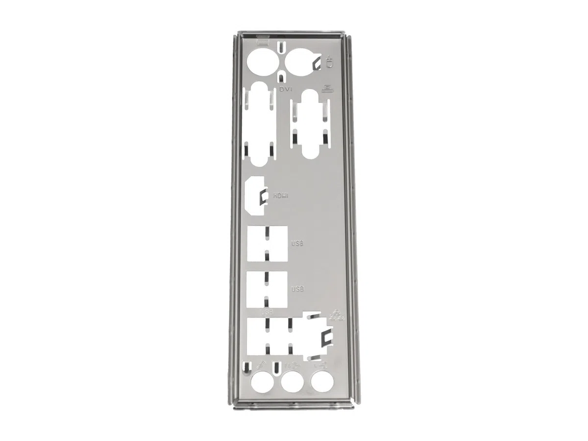 MSI B450M PRO-M2 V2 Original I/O Blende Silber