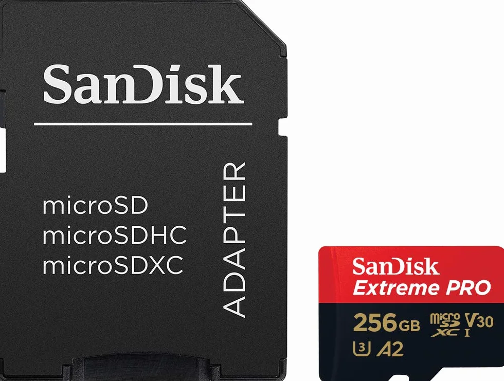 SanDisk Extreme PRO microSDXC UHS-I Speicherkarte 256 GB A2 V30 U3 200 MB/s