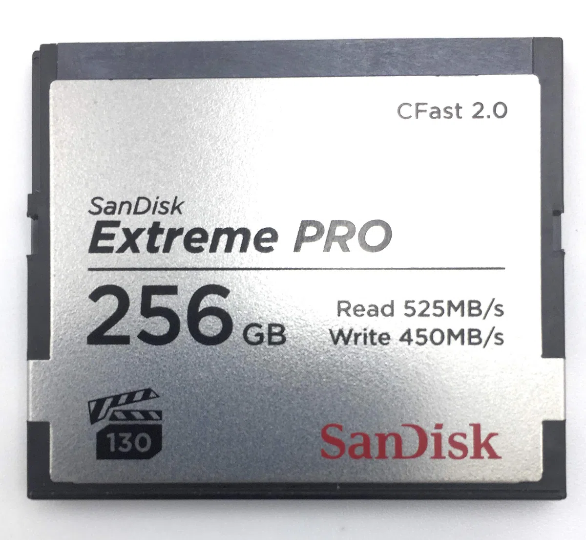 SanDisk Extreme Pro Cfast 2.0 Speicherkarte 256 GB (Für Kameras und Camcorder, VPG-130 für 4K Videos, Datenübertragungs mit 525 MB/s, Schreiben mit 450 MB/s)