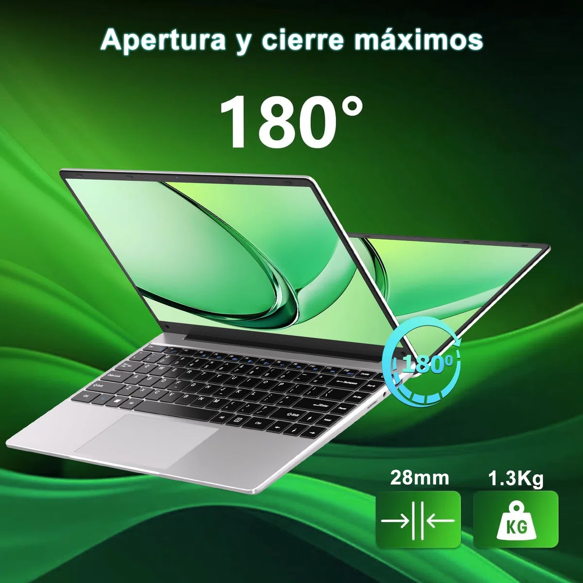 NOTODD 2025 Laptop 14 Zoll Win 11 Pro 6GB RAM 256GB SSD Unterstützung 1TB (TF 1TB) Notebook Celeron N4020 (bis2.8GHz) 5000mAh 1920x1080p WiFi Deutscher Tastaturschutz und kabellose Maus-Silver