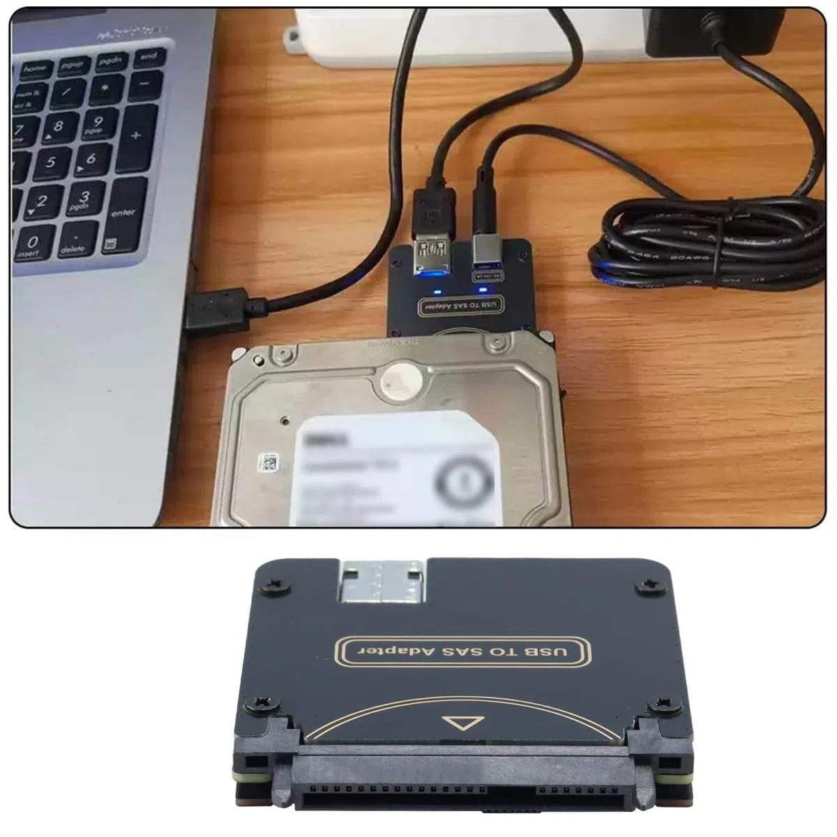 USB 3.0 zu SAS Adapter SFF-8482 SAS Festplatte Konvertierungsadapter
