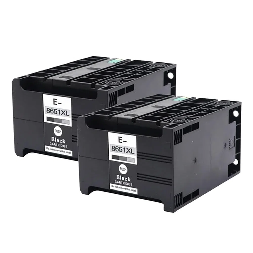 T8651 XL T8651XL Pigmenttintenpatrone kompatibel Kompatibel mit Workforce Pro WF-M5190 WF-M5191 WF-M5690 WF-M5693, erhältlich in 1PC, 2PC, 3PC, 4PC(2 PCS)