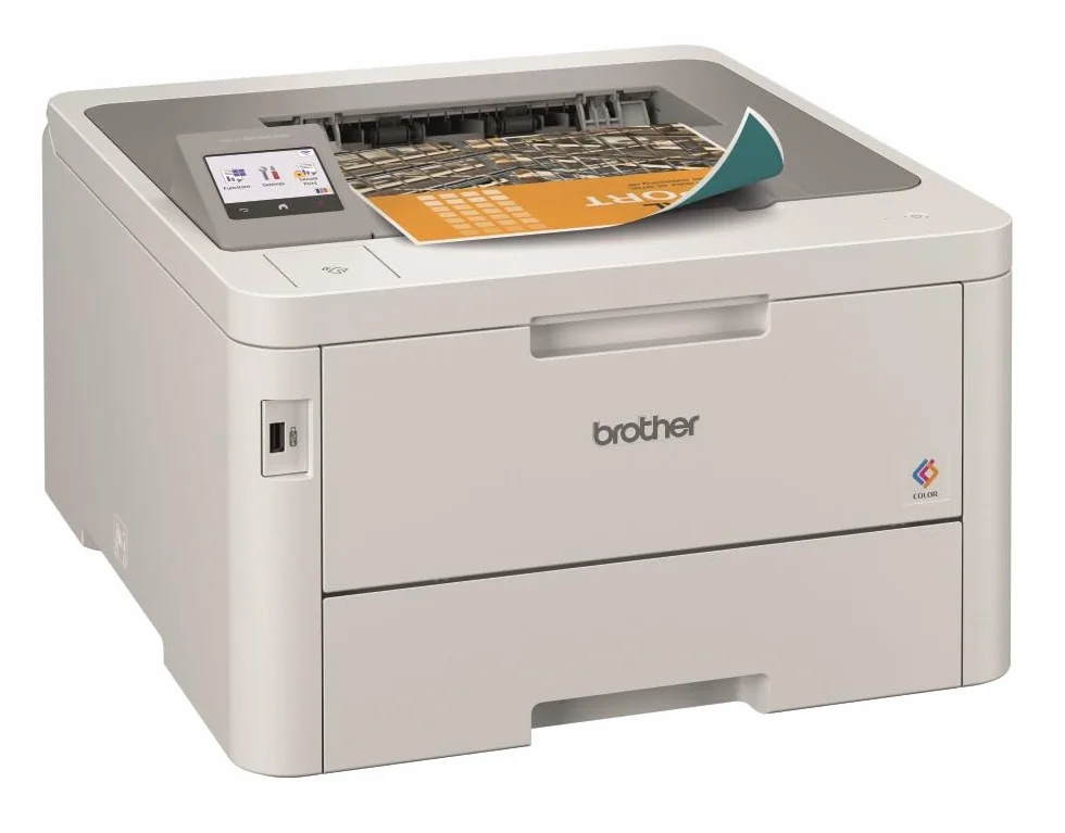 Brother HL-L8240CDW Professioneller und kompakter Farb-LED-Drucker mit WLAN/LAN (30 Seiten/Min.) weiß/grau