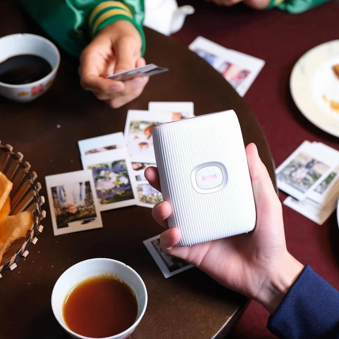 INSTAX Mini LINK2 Smartphone Printer, Clay White, Kompakt