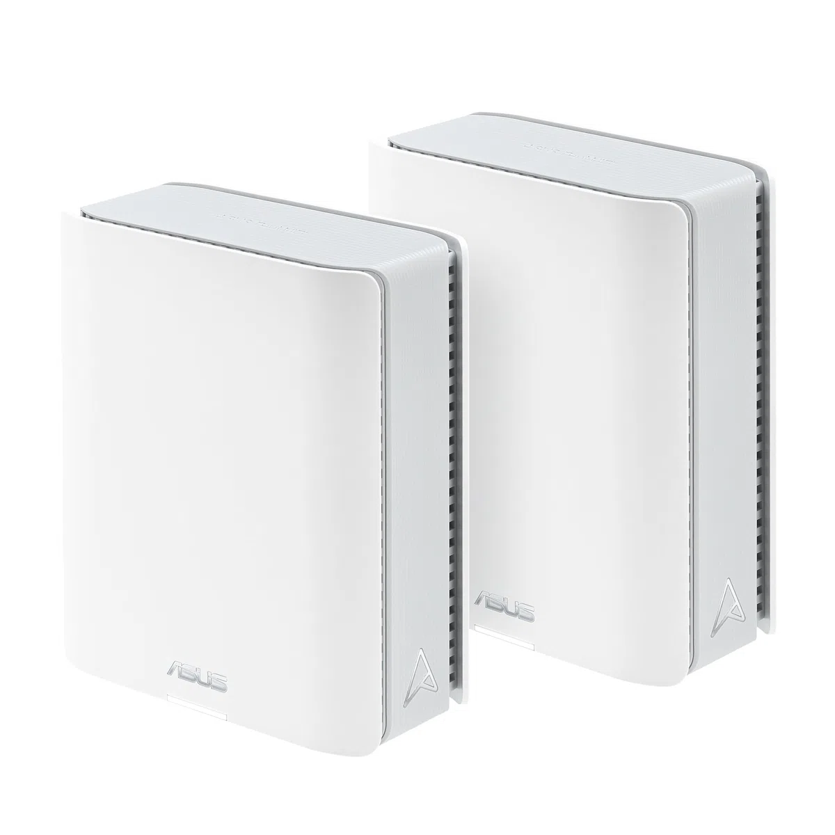 ASUS ZenWiFi BT8 Tri-Band WiFi 7 Smart AiMesh Extendable Router 2er Pack (6 GHz WLAN, 14 Gbps, bis zu 550m² Abdeckung, Dual 2.5G Ports, Kindersicherung, VPN) weiß