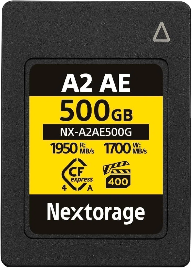 Nextorage CFexpress 4.0 Typ A Karte 500GB, japanische speicherkarte datenspeicher CF Express Type A, Kamera Zubehör für Sony, A2AE NX-A2AE500G