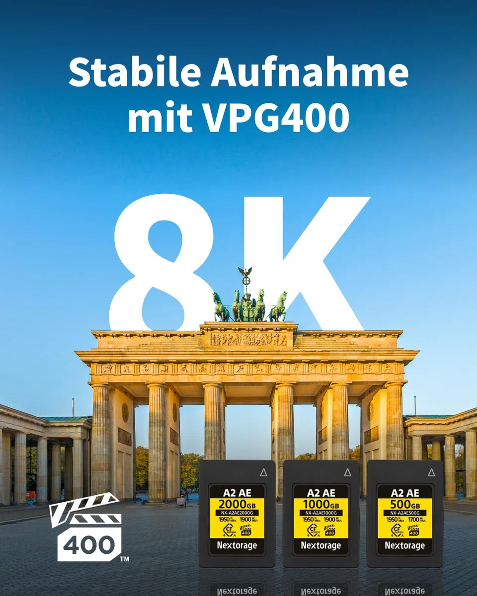 Nextorage CFexpress 4.0 Typ A Karte 500GB, japanische speicherkarte datenspeicher CF Express Type A, Kamera Zubehör für Sony, A2AE NX-A2AE500G