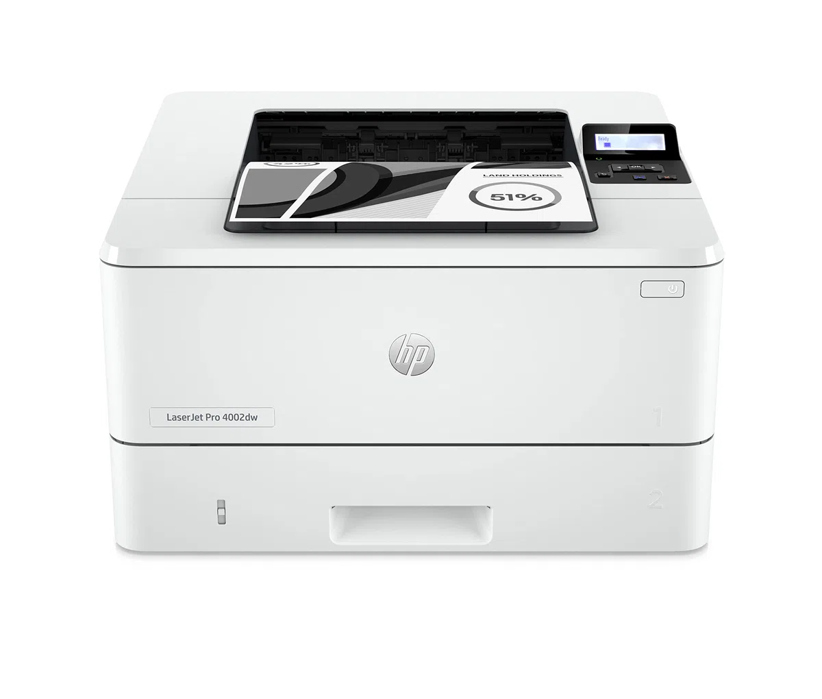 HP LaserJet Pro 4002dw Laserdrucker, Automatischer beidseitiger Druck, Hohe Druckgeschwindigkeit, WiFi, Hi-Speed USB, Ethernet, Smart App, Wolf Pro Security