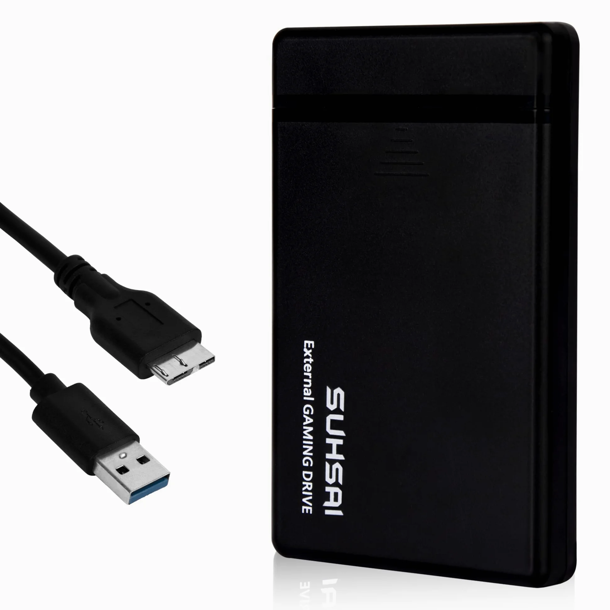 Storite SUHSAI Externe Gaming-Festplatte, tragbares USB 3.0-Laufwerk, 2,5-Zoll-Hochgeschwindigkeitsfestplatte, Backup-Laufwerk, kompatibel mit Laptop, PC, Mac, Spielekonsole (1 TB)