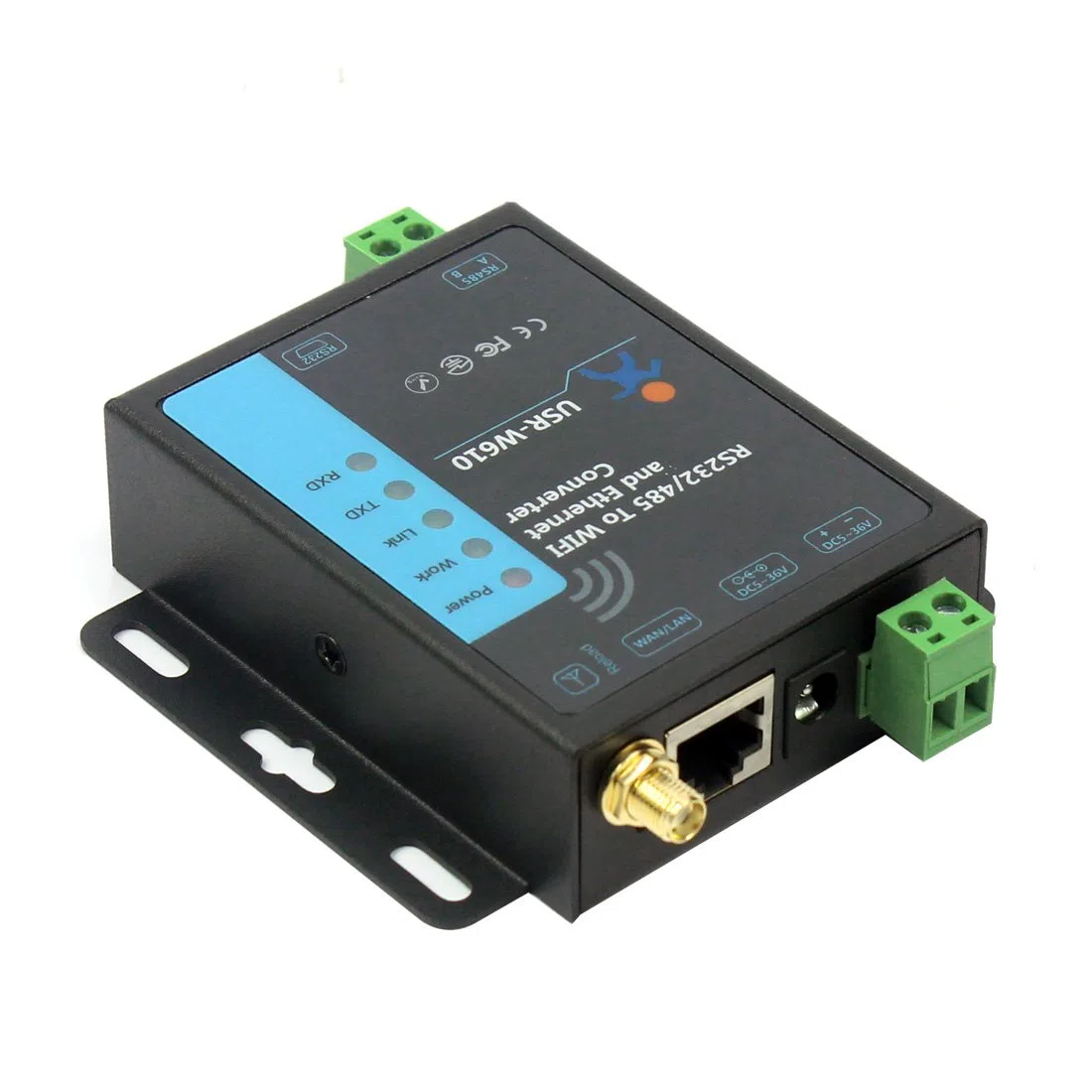 USR-W610 Seriell zu WiFi Ethernet Drahtloser Konverter RS232 RS485 Serieller Server WatchDog Modbus Gateway TCP UDP