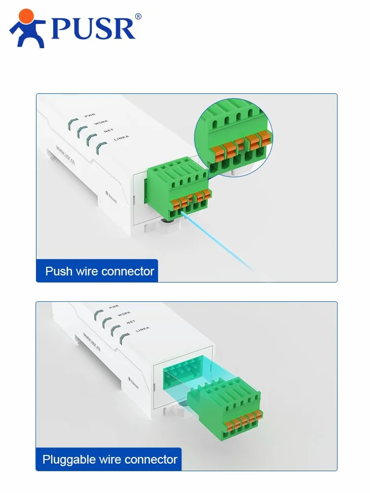 USR-DR134 Konwerter RS485 na Ethernet Modbus RTU Gateway TCP