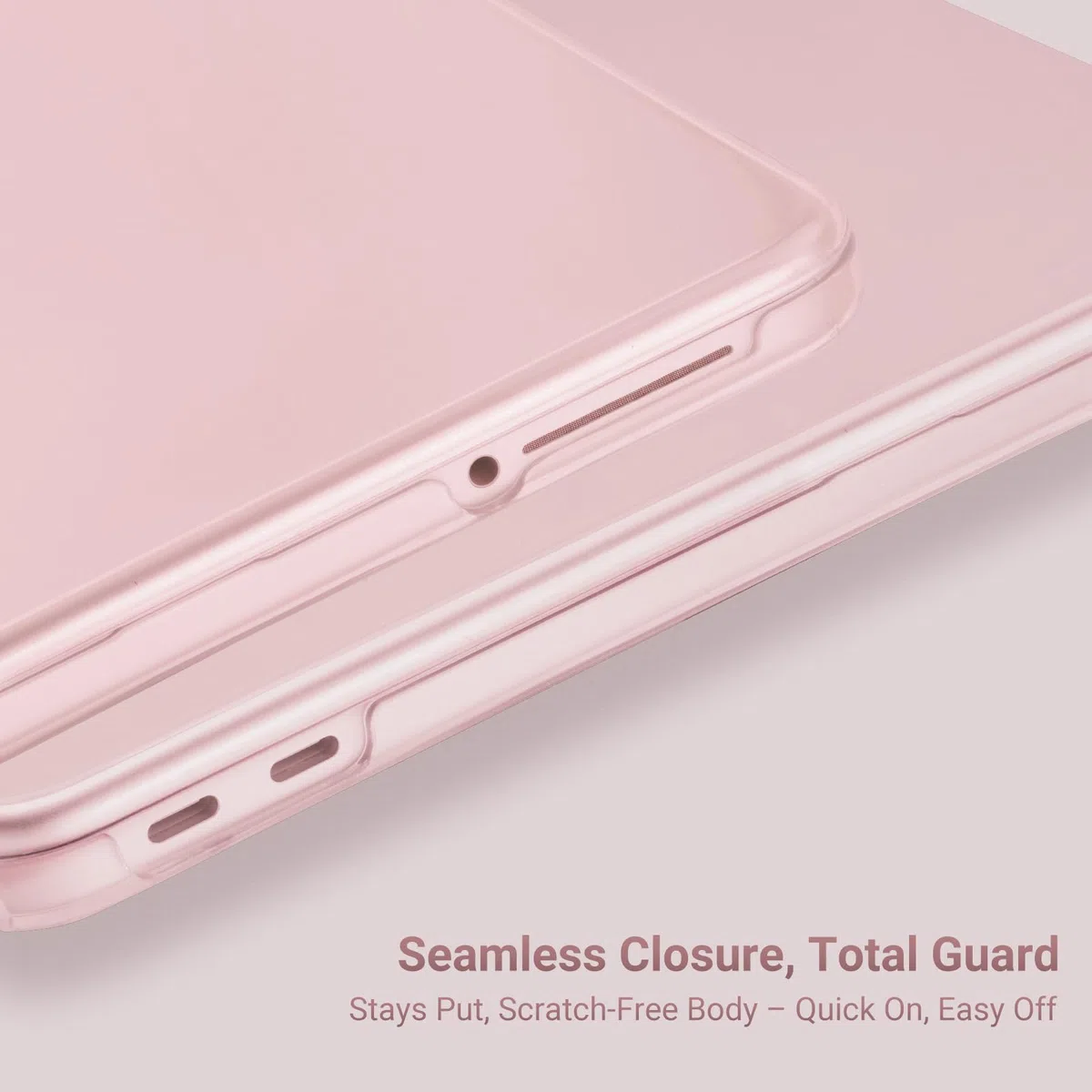 MOSISO Kompatible mit MacBook Neo 13 Zoll Hülle mit A18 Pro Chip 2026 A3404, 5-in-1 Kratzfest Hartschale Schutzhülle&Laptoptasche&Tastaturschutz&Displayschutzfolie&Webcam Abdeckung, Rosa
