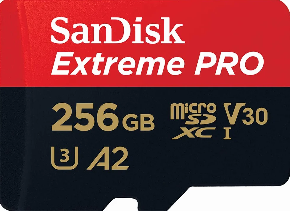 SanDisk Extreme PRO microSDXC UHS-I Speicherkarte 256 GB A2 V30 U3 200 MB/s