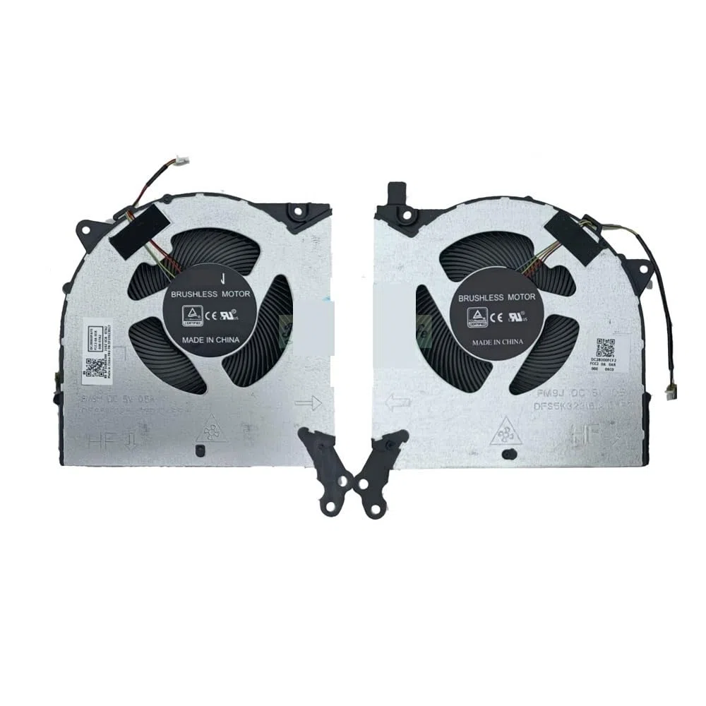 Laptop CPU GPU Kühler Lüfter Für Lenovo für Legion 5-17ARH05H 17IMH05H 17IMH05 15IMH6 DFS5M325063B1C DFS5K323161A10 DC5V Ersatzteile(CPU GPU Fan)